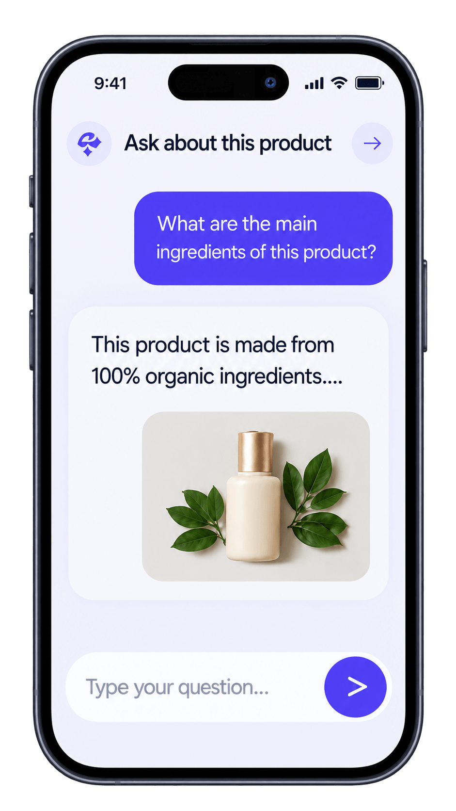 AI product chat
